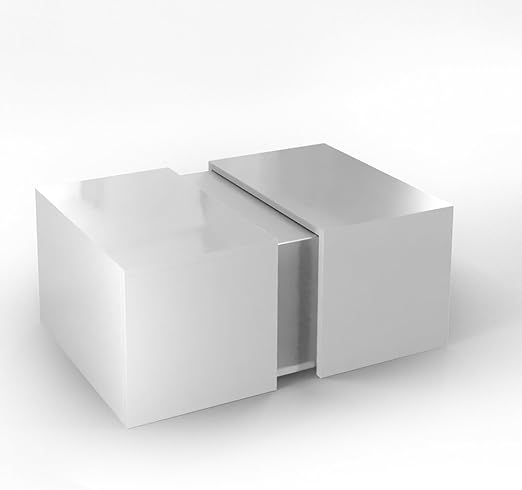 Vicco Couchtisch Led Weiss Hochglanz Loungetisch Wohnzimmer Tisch Sofa Couch Modern Edles Acryl Dekor Amazon De Kuche Haushalt