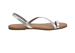 CUSHIONAIRE Women's Catalina toe ring Sandal with