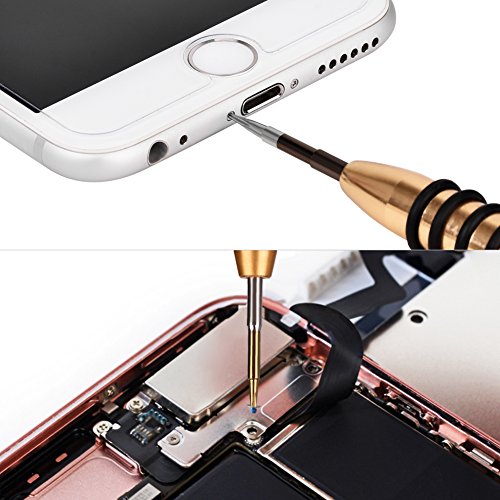 Feigo 15 Packs iPhone Repair Kit for iPhone 8/iPhone 7 – Most Complete Premium Opening Pry Tool with Magnetizer Screwdriver for iPhone X/7 Plus/6 Plus/6S/6/5/5S/5C/5/4S/4 Plus iPod/iTouch/iWatch