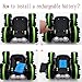 FSTgo Remote Control Car Boat Off Road Truck 4WD 6CH 2.4Ghz Land Water 2 in 1 RC Toy Car Multifunction Waterproof Stunt Radio Controlled Vehicle with Rotate 360 Electric Car Toy (Green)