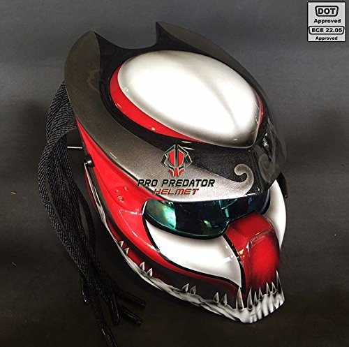 Ubuy Black Predator Motorcycle Helmet Predator Motorcycle Amazon