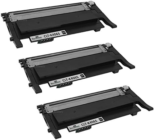 JS 3PK For Samsung CLP-365 Black CLT-K406S CLP-365W CLX-3305FW CLX-3305W