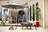La Hacienda Tripod with BBQ Grill Adjustable Height Portable Black view 9