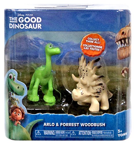 Disney The Good Dinosaur Arlo & Forrest Woodbrush Mini Figure 2-Pack