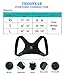 Posture Corrector for Men Women - Discreet Under Clothes Comfortable Back Straightener - Back Posture Corrector - Posture Brace for Neck Shoulder Back Pain Relief (Medium(26-43 Inch))