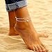 choice of all Gold Anklet Bracelet for Women Heart Ankle Chain Foot Jewelry (D:gold 2 layer)