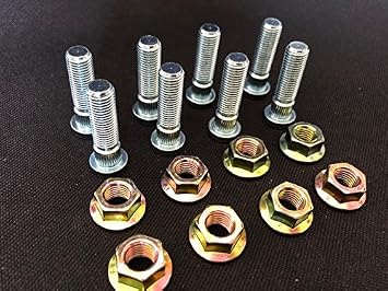 ATV Wheel Studs And Lug Nut Kit By Rad Parts For Honda TRX 450 400 250, Foreman, Rincon, Rubicon
