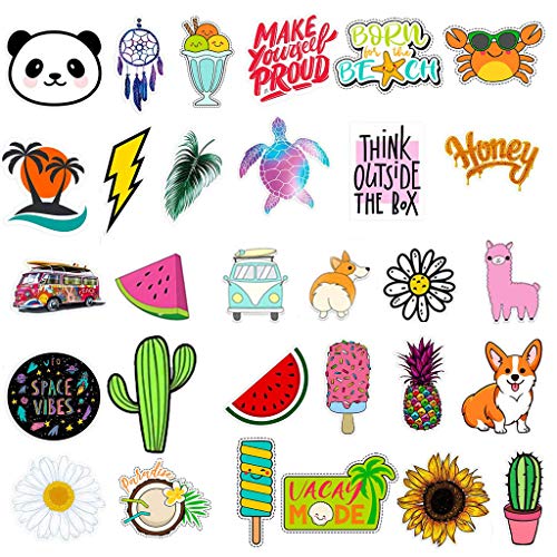 Stickers Water Bottles Desk Chair Laptop Books Sticker 30 Pcs Set 2 Different Sizes Cute Waterproof Trendy Stickers Gift Evangelia.YM (3030) (Best Laptop Price In India)