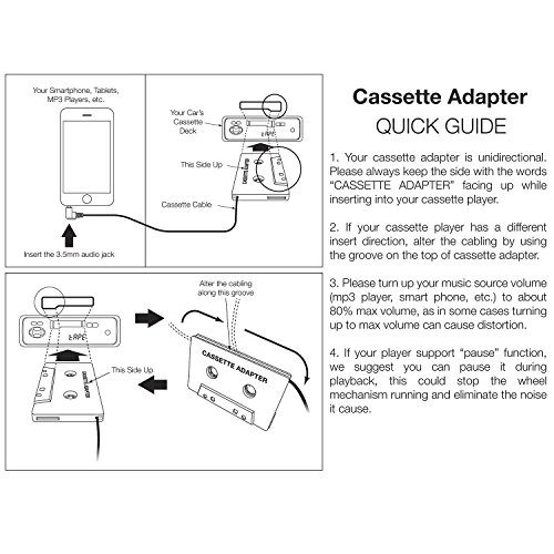 4 INSTEN+Universal+Cassette+Adapter+Smartphones