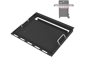 6787 Full Size Griddle Insert with Handles for Weber Spirit 400 Series (2025 Models) and Weber Spirit 300(2016–2024), Flat To