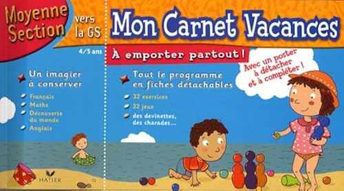 Download Mon Carnet Vacances Moyenne Section vers la Grande Section PDF