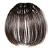 Smilco Mini Ultra Thin Fake Hair Bangs Extensions Clip In Bangs Fringe Front hair extensions (Natural Brown)