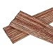 Unichart Chinese Chopsticks Reusable Ebony Organic Natural Wood Chopsticks 10 pairs Set without Paint Dishwasher Safe, Khaki