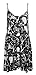 Forever Women's Scoop-Neck Graphic Sleeveless Short Straight Dress, Rose Skull, 18/20 Plus