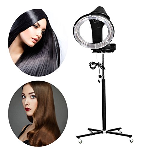 Etuoji Salon Hair Steamer with Rolling Floor Stand110V Heater Dryer Perm Color Processor