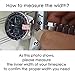 Beauty7 Black 24mm Soft Textured Rubber Strap Watch Band Replacement Stainless Steel Deployment Buckle