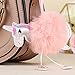 OurWarm 10pcs Unicorn Christmas Tree Ornaments, Cute Faux Fur Unicorn Christmas Hanging Ornaments Xmas Gift for Kids Christmas Decorations
