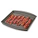 Prep Solutions by Progressive Microwave Large Bacon Grill, Cooks Up to 9 Strips of Bacon, Ideal for Frozen Snacks, Pizza, and More, 12.5