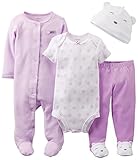 Carter's Baby Girls' 4 Piece Layette Set (Baby) - Lavender