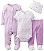Carter's Baby Girls' 4 Piece Layette Set (Baby) - Lavender