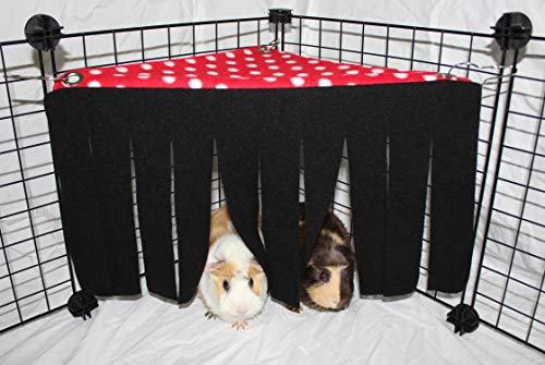 image for Pulse Brands Corner Fleece Forest Hideout for Guinea Pigs, Ferrets, Ch