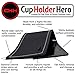 CupHolderHero fits Toyota Tundra Accessories 2014-2021 Premium Custom Interior Non-Slip Anti Dust Cup Holder Inserts, Center Console Liner Mats, Door Pocket Liners 29pc Set (Bucket Seat) (Gray Trim)