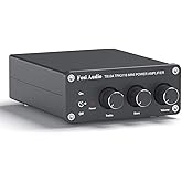 Fosi Audio TB10A 2 Channel Stereo Audio Amplifier Receiver Mini Hi-Fi Class D Integrated Amp 2.0CH for Home Speakers 100W x 2