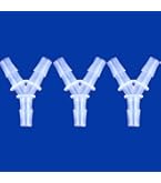 Tee Fitting Plastic Barb 3 Way Equal T Shaped Fitting Hose 1/4" For 6-6.5mm Water Cooling Hose White 2pcs - View #6