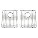 PRIMART 33 x 22 inch Handcrafted Topmount 50/50 Double Bowl 16 gauge Stainless Steel Kitchen Sink, 9 Gauge Deck With Grid