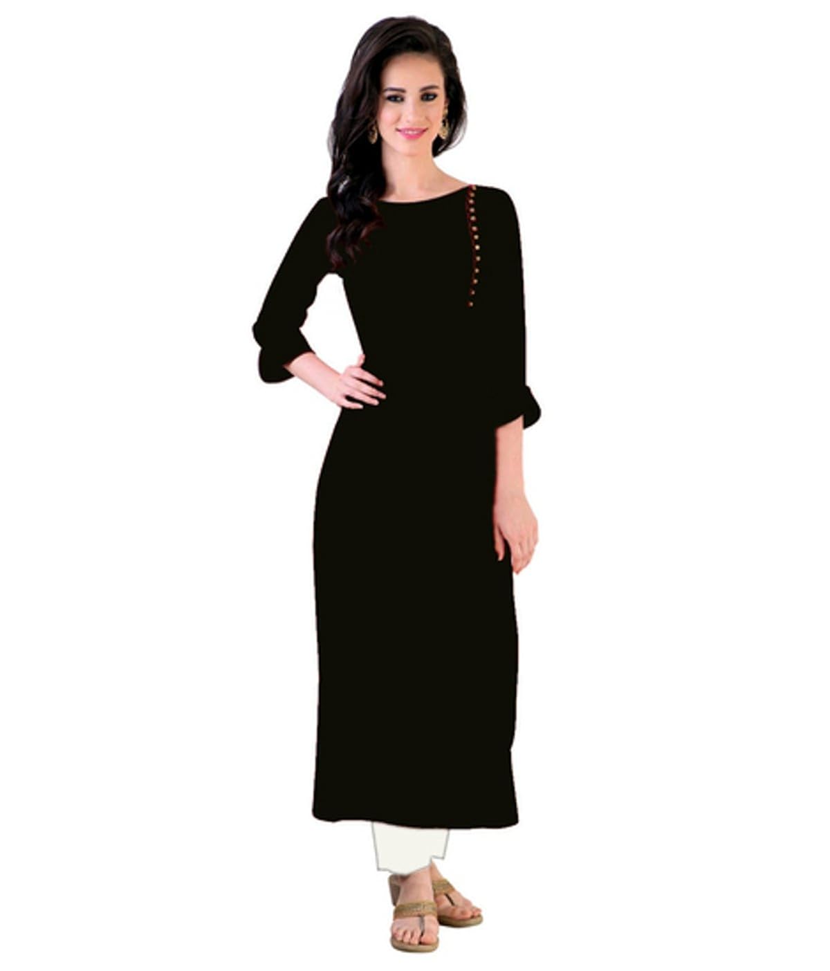 Kurti black colour Clearance