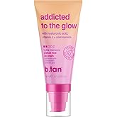 b.tan Gradual Self Tan Face Lotion | Addicted to the Glow - Daily Faical Tanning Cream for a Sunkissed Dark Bronze, Best Sunless Moisturizer, Hydrating Vitamin C, Travel Size, No Fake Tanner Smell