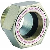 Dwyer W E Anderson Series 550 Sight Window, Plated Steel Body, 1" Male NPT