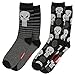 Marvel The Punisher Men's 2 Pack Casual Crew Socks