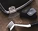 Best Value Cast Iron Cleaner Set With 5 Items: Scrub Brush + 2 Pan Scrapers + Silicone Pan Handle + Cast Iron Chainmail Cleaning Net That Will Help To Keep Your Cast Irons, Pots & Pans Super Clean