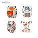 Babygoal Baby Pocket Cloth Diapers, Adjustable Reusable Nappy 6pcs+ 6 Inserts+One Wet Bag 6YDB07