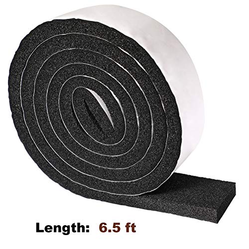 Yotache Open Cell Air Conditioning Weatherstrip Insulation Foam 2 X 1/2