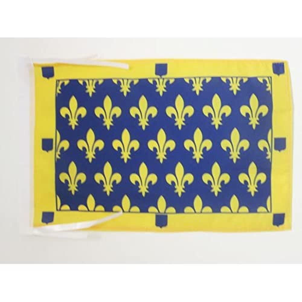 AZ FLAG - French Department of Ardèche Flag - 18'' x 12'' - 100% Polyester France - Ardèche Small Banner with Two Cords - Fade Resistant - Vivid Colors - 18x12 in - 45x30 Cm