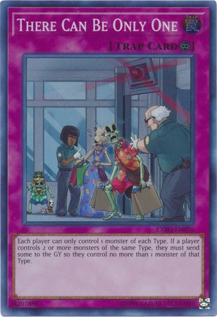 There Can Be Only One - EXFO-EN076 - Super Rare - Unlimited Edition - Extreme Force