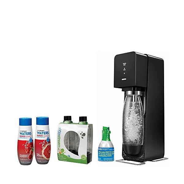 SodaStream Source Home Soda Maker Starter Kit, White, 1L Carbonating