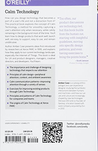 Calm Technology: Principles and Patterns for Non-Intrusive Design