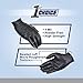 1st Choice Black Nitrile 4 Mil Thick Disposable Gloves Large Case of 1000   Exam Medical Latex Free Black Large