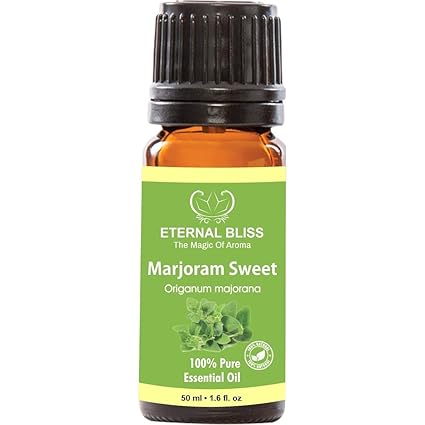 Eternal Bliss Marjoram Essential Oil Sweet(Origanum majorana) 100% Pure & Natural/Therapeutic Grade Aromatic Oil, uncut Essential Oil (50 ML)