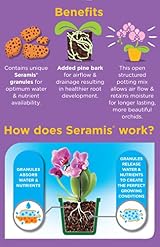 Westland Potting Compost Mix with Seramis 4L for Healthy Orchids view 3