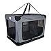 Dog Soft Crate 27 Inch Kennel for Pet Indoor Home & Outdoor Use - Soft Sided 3 Door Folding Travel Carrier with Straps - Arf Pets
