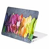 TOP CASE - Air 13-Inch Autumn Spectrum Graphic Rubberized Hard Case Cover for Macbook Air 13