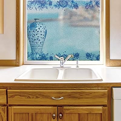 wall26 Window Film for Privacy Chinese Style Large...