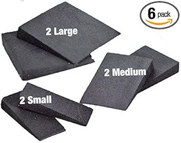 Katzco 6 Piece Rubber Furniture Stabilizer Set Black For Fixing Wobbly Tables Desks Chairs Patio Furniture Nightstands Home Furniture Outdoor And Indoor Furniture And Office Furniture Amazon Com