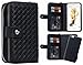 iPhone 6 Plus Wallet Case, Hynice iPhone 6 Plus Wallet Purse Case Leather Zipper Case with credit card slots and Magnetic Detachable Slim Cover for iPhone 6 Plus 5.5