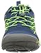 KEEN Kids' Chandler CNX Comfortable Sneakers, Poseidon/Jasmine Green, 5 Big Kid
