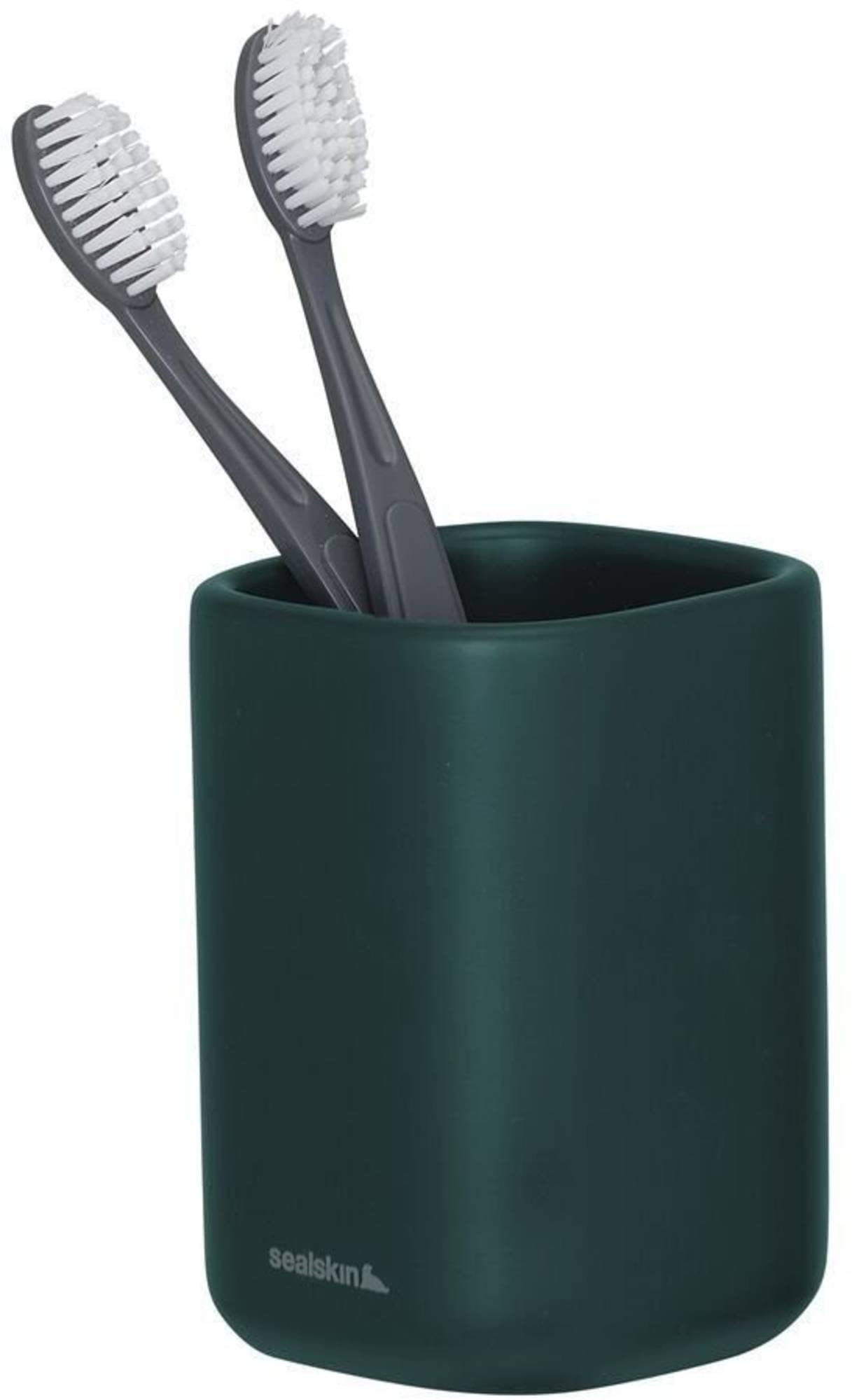 Sealskin Mind Toothbrush tumbler freestanding Dark green, B x H x T: 75 x 111 x 75 mm
